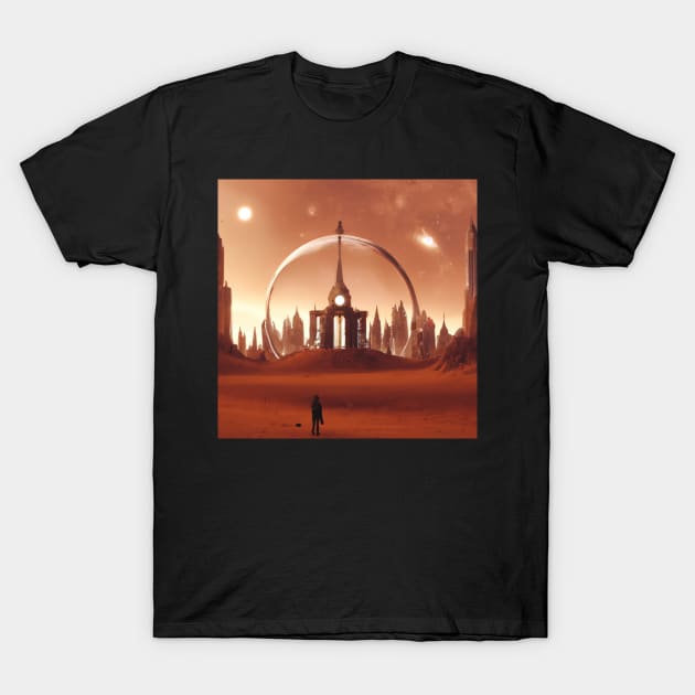 alien city T-Shirt by ElectricPeacock